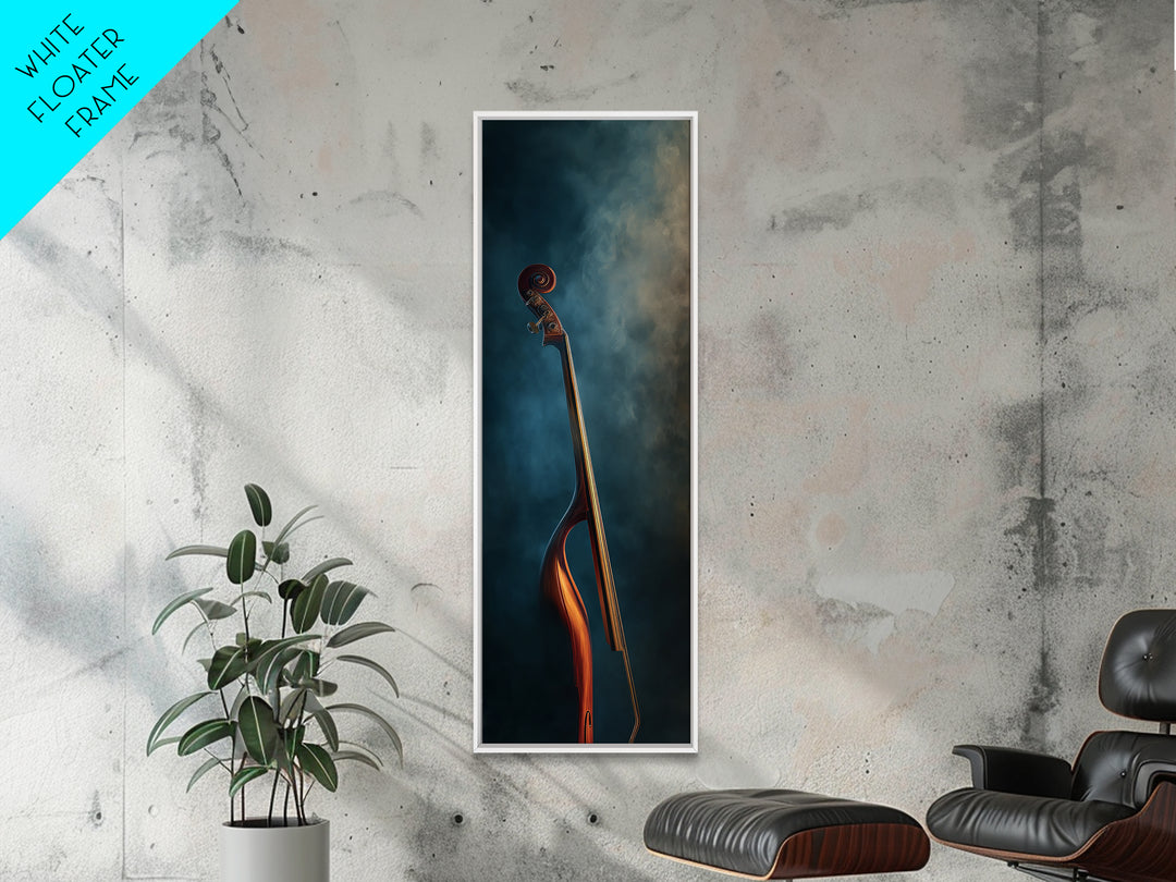 Cello Curve Closeup Canvas Print, Recording Studio Art, Contemporary Art, Studio Decor, Fine Art, Analog, Digital Download Art, RSA-1x3-56