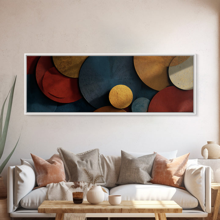 Vinyl Groove Closeup as Circular Abstract Canvas Print, Recording Studio Art, Music Decor, Studio Decor, Abstract Art, Analog, RSA-3x1-54