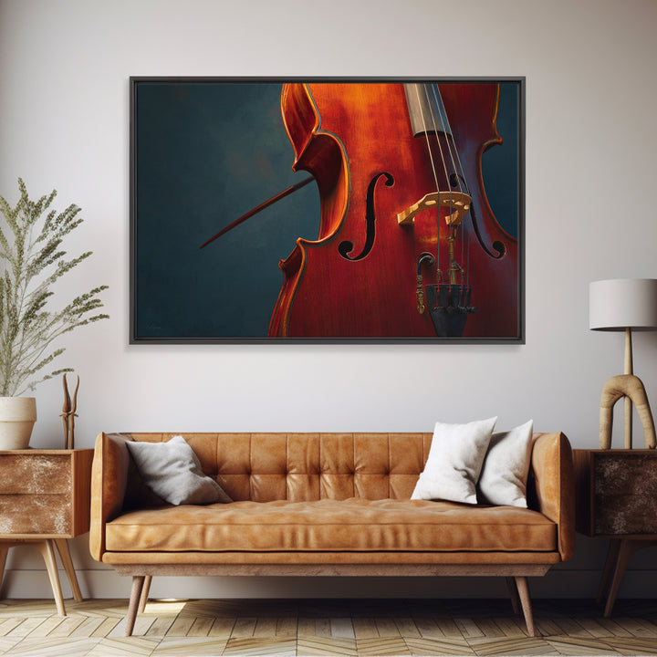 Cello Curve Closeup Canvas Print, Recording Studio Art, Digital Download Art, Studio Decor, Analog, Downloadable Print, RSA-3x2-48