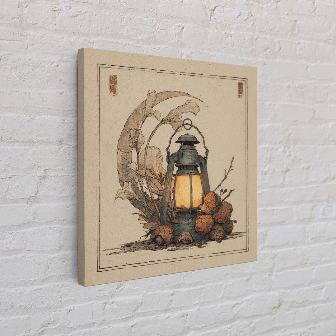 Rusty Horseshoe and Rope Composition Canvas Print, Rustic Art, Statement Artwork, Farmhouse Decor, Rustic, Digital Prints, RUS-1x1-85