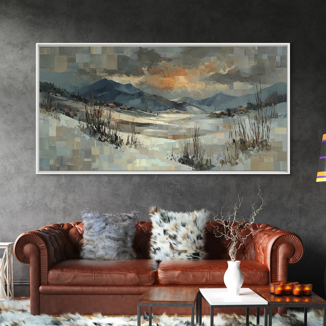 Brown Horse Portrait Framed Canvas Print, Rustic Art, Home Decor, Farmhouse Decor, Fine Art, Rustic, Living Room Decor, RUS-2x1-25