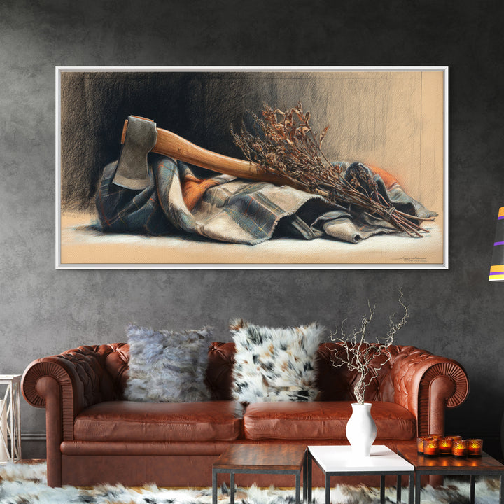 Wood Grain Abstract Canvas Print, Rustic Art, Digital Prints, Farmhouse Decor, Abstract Art, Rustic, 3d Wall Art, RUS-2x1-52