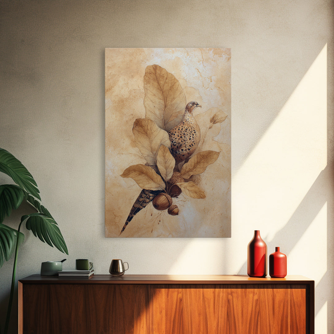 Rusty Horseshoe and Rope Composition Framed Canvas Print, Rustic Art, Contemporary Art, Farmhouse Decor, Oil Painting, Rustic, RUS-2x3-21