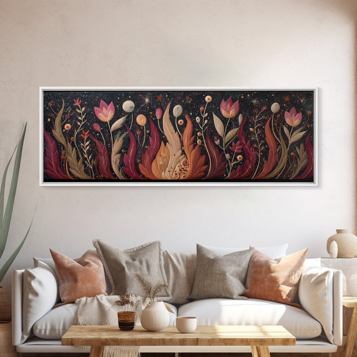 Rusty Horseshoe and Rope Composition Framed Canvas Print, Rustic Art, Modern Art, Farmhouse Decor, Rustic, Neutral Decor, RUS-3x1-53