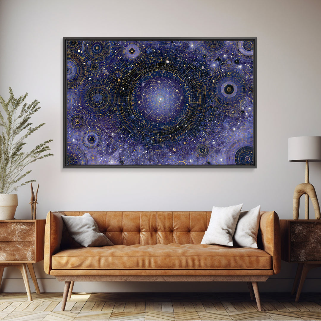 Distant Star Cluster Canvas Print, Space Art, Minimalist Decor, Spa Decor, Fine Art, Serenity, Digital Art, Printable Wall Art, SAR-3x2-48
