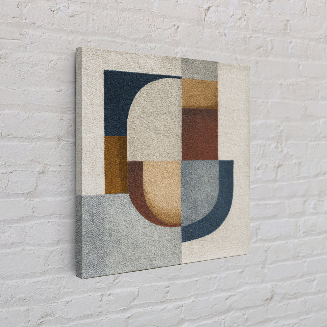 Soft Wool Texture Abstract Canvas Print, Scandinavian Art, Farmhouse Decor, Living Room Decor, Abstract Art, Nordic, SCA-1x1-19
