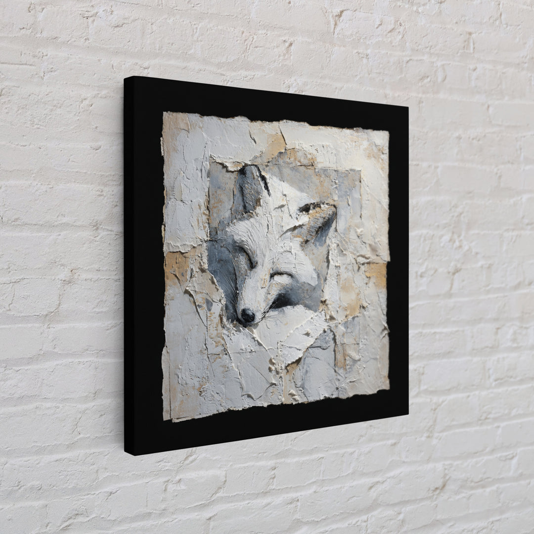 Soft Beige Geometric Abstraction Canvas Print, Scandinavian Art, Wall Hanging, Living Room Decor, Nordic, Living Room Wall Art, SCA-1x1-3