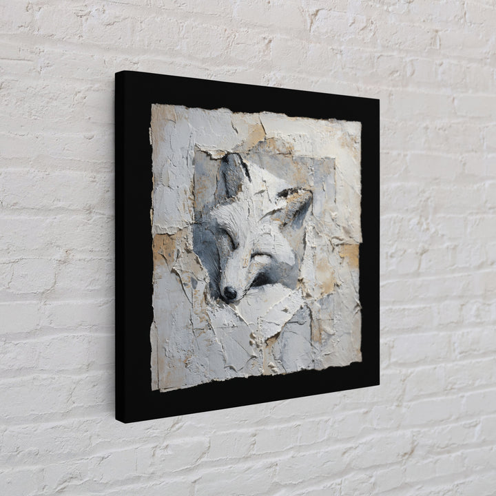 Soft Beige Geometric Abstraction Canvas Print, Scandinavian Art, Wall Hanging, Living Room Decor, Nordic, Living Room Wall Art, SCA-1x1-3