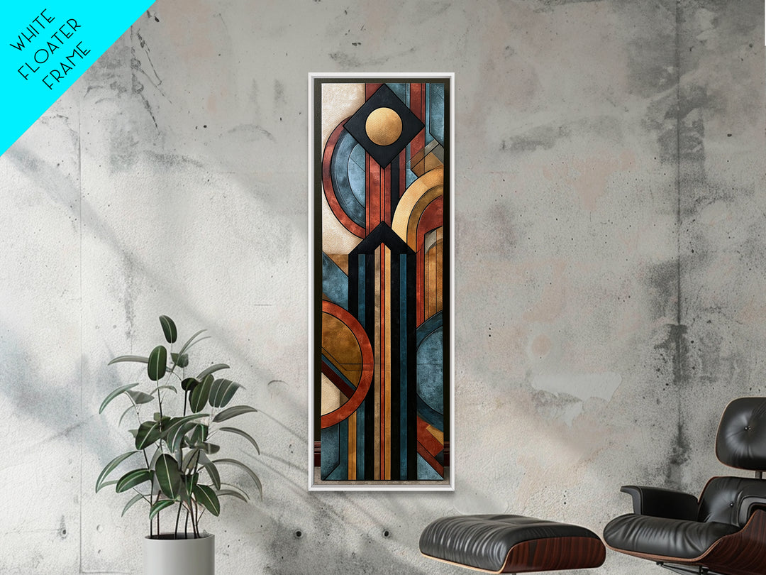 Simple Black House Shape Framed Canvas Print, Scandinavian Art, Boho Wall Decor, Living Room Decor, Fine Art, Nordic, SCA-1x3-19