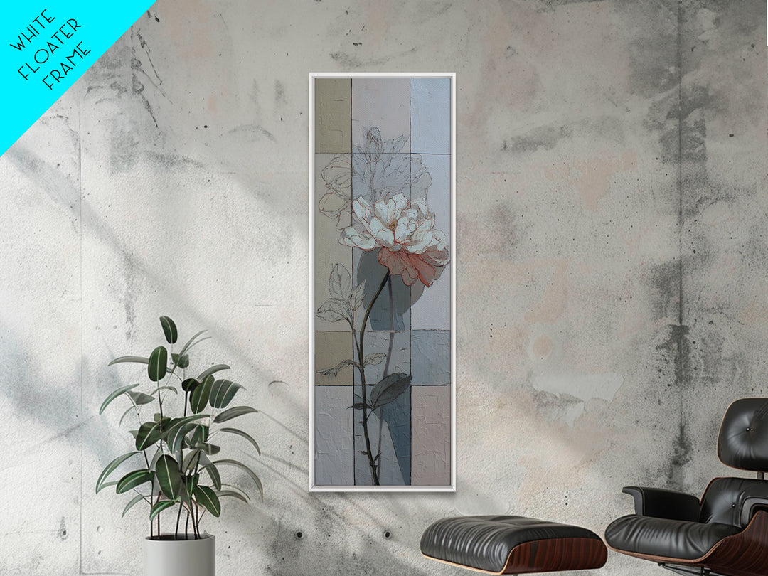 Nordic Folk Bird Canvas Print, Scandinavian Art, Boho Decor, Living Room Decor, Fine Art, Nordic, Luxury Decor, SCA-1x3-23