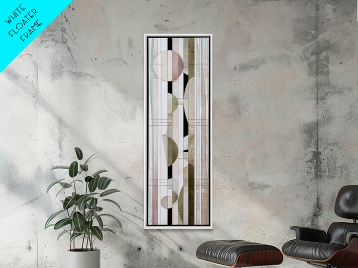 Snowy Nordic Forest Canvas Print, Scandinavian Art, Printable, Living Room Decor, Oil Painting, Nordic, Abstract Wall Art, SCA-1x3-37