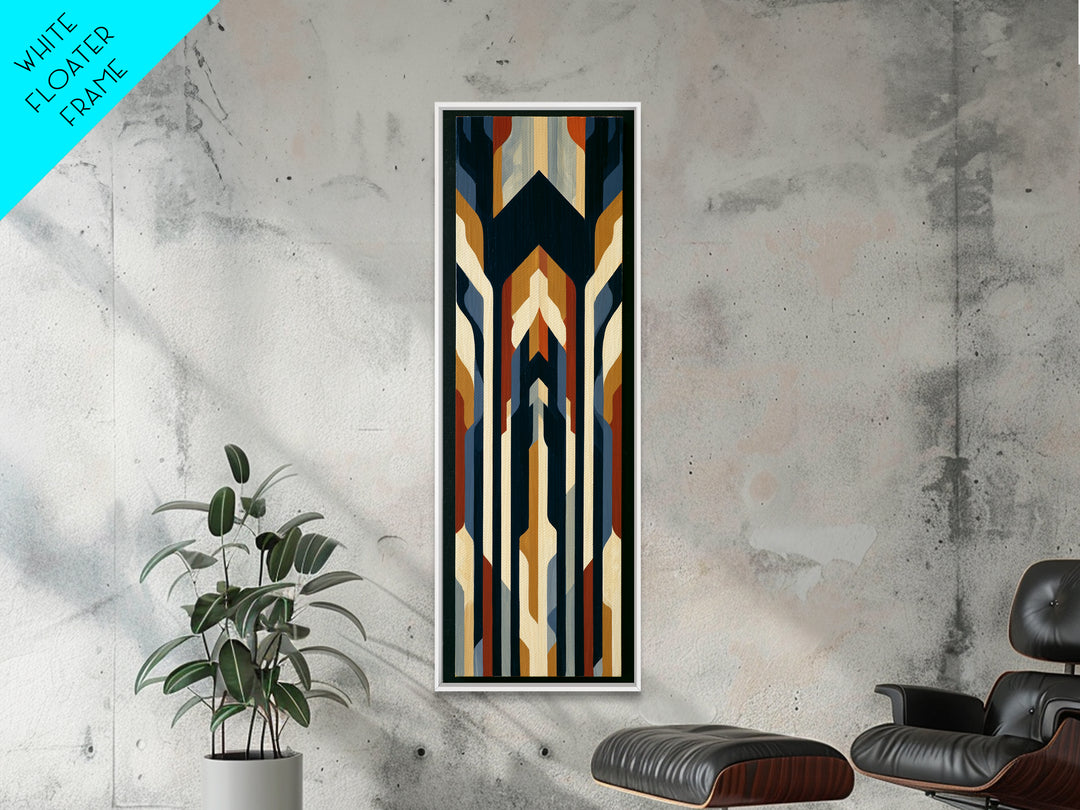 Simple Black House Shape Canvas Print, Scandinavian Art, Minimalist Decor, Living Room Decor, Abstract Art, Nordic, SCA-1x3-67