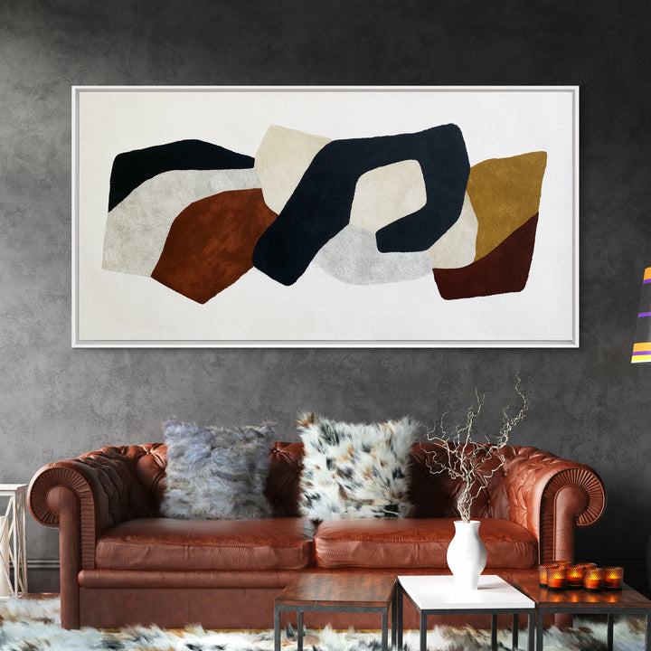 Soft Wool Texture Abstract Canvas Print, Scandinavian Art, Wall Art Print, Living Room Decor, Abstract Art, Nordic, SCA-2x1-63