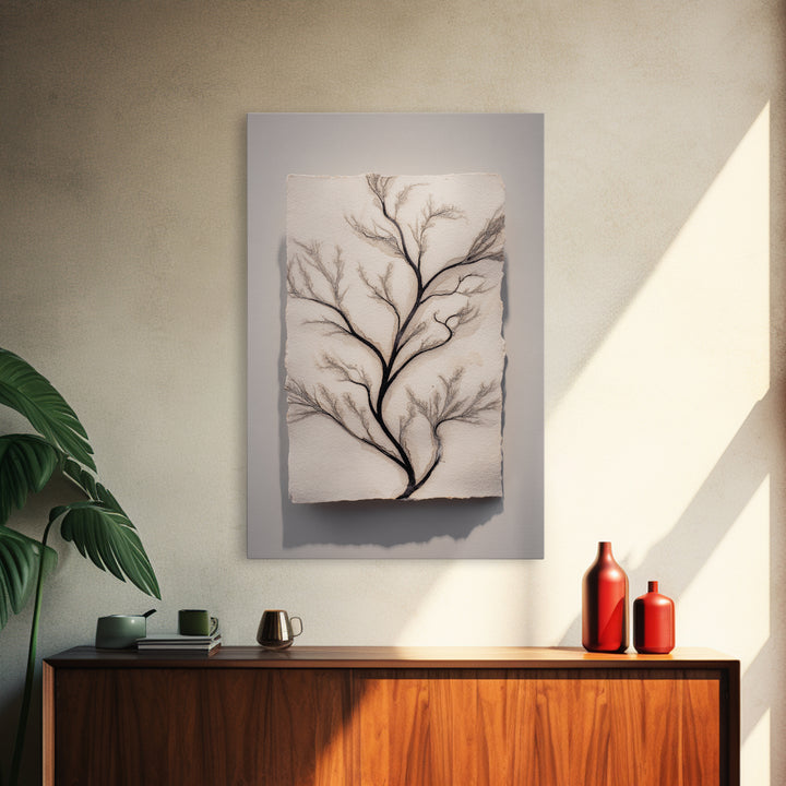 Abstract Arch Shapes Framed Canvas Print, Scandinavian Art, Abstract Wall Art, Living Room Decor, Abstract Art, Nordic, SCA-2x3-94