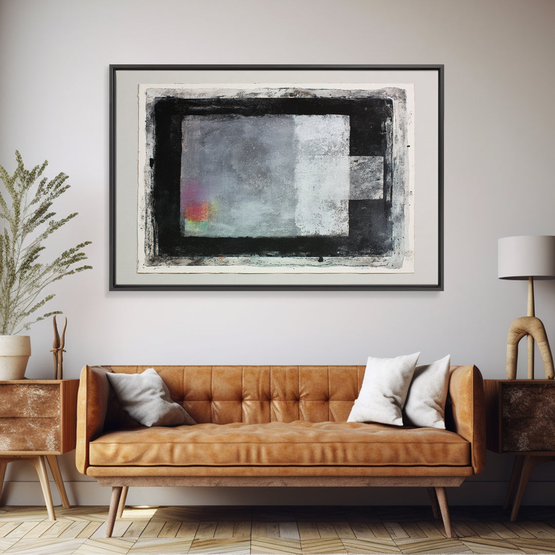Scandinavian Textile Pattern Framed Canvas Print, Scandinavian Art, Abstract Art, Living Room Decor, Fine Art, Nordic, SCA-3x2-92