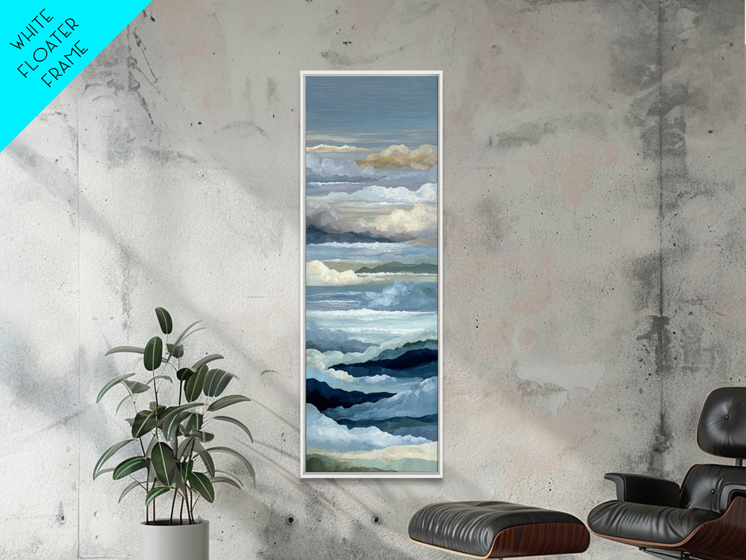 Storm Waves Crashing Canvas Print, Seascape Art, Fine Art Print, Coastal Decor, Fine Art, Seascape, Digital Prints, SEA-1x3-13