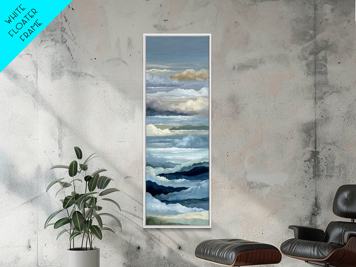 Storm Waves Crashing Canvas Print, Seascape Art, Fine Art Print, Coastal Decor, Fine Art, Seascape, Digital Prints, SEA-1x3-13