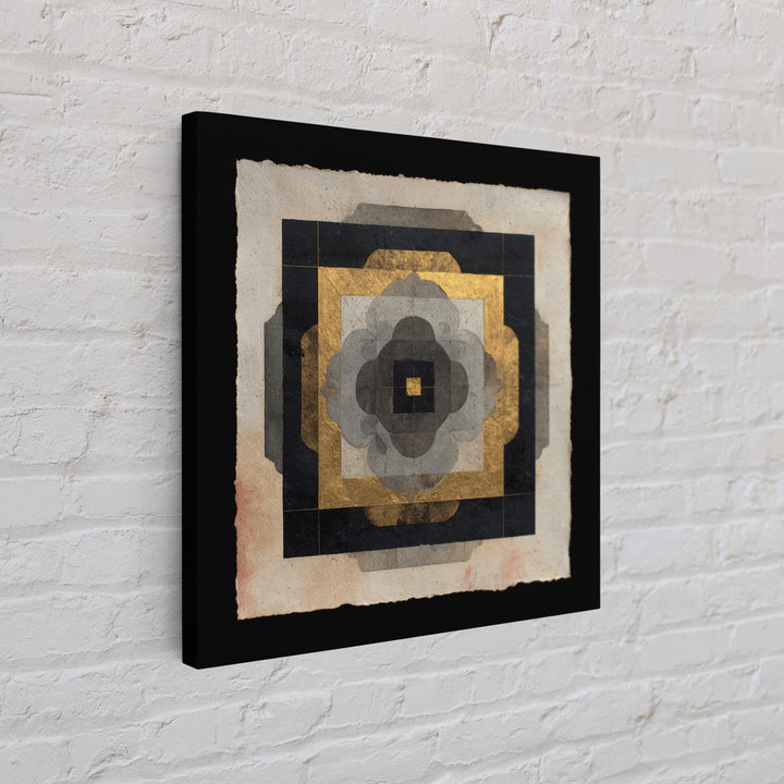 Metatron Cube with Celestial Background Canvas Print, Sacred Geometry Art, Canvas Wall Art, Living Room Decor, Abstract Art, SGA-1x1-3