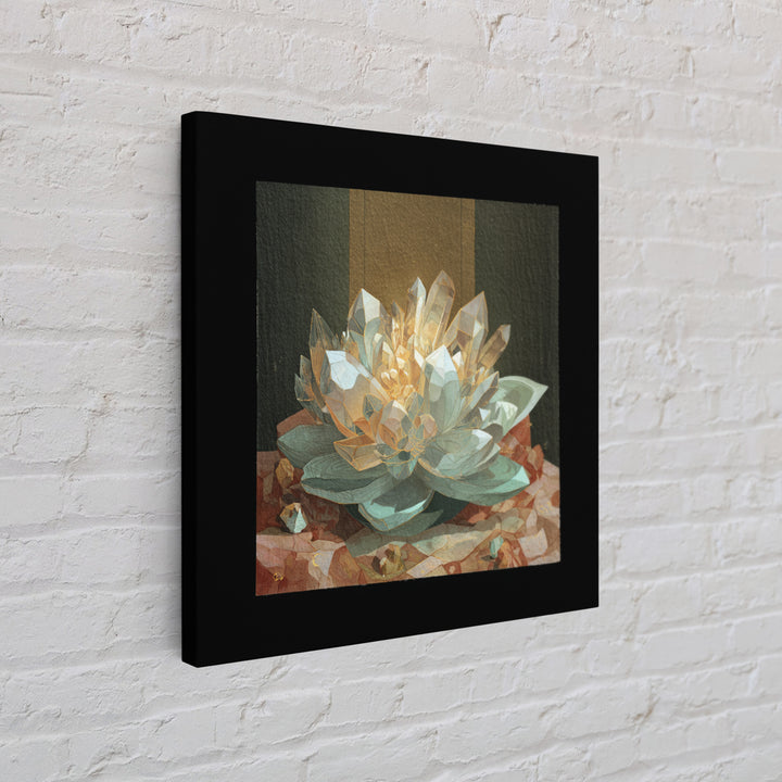Crystal Grid Pattern Canvas Print, Sacred Geometry Art, Room Decor, Living Room Decor, Fine Art, Geometry, Large Wall Art, SGA-1x1-77