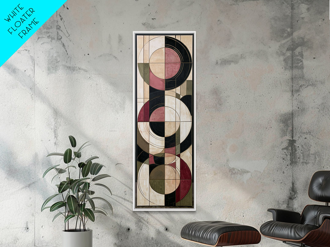 Chakra Color Wheel Without Heavy Symbolism Canvas Print, Sacred Geometry Art, Geometric Wall Art, Living Room Decor, Geometry, SGA-1x3-71