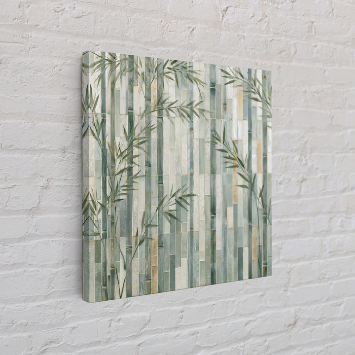 Misty Bamboo Forest Canvas Print, Spa Art, Fine Art Print, Spa Decor, Fine Art, Serenity, Wall Decor, Printable Wall Art, SPA-1x1-5