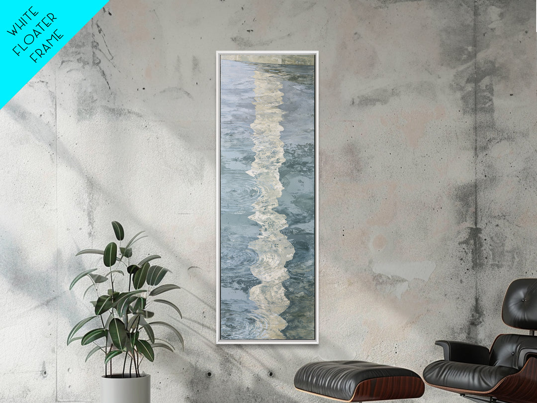 Abstract Water Ripples Canvas Print, Spa Art, Neutral Decor, Spa Decor, Fine Art, Serenity, Home Decor, Wall Decor, SPA-1x3-18
