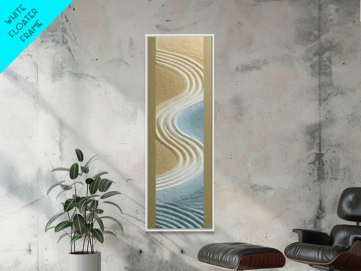 Sand Garden Lines Canvas Print, Spa Art, Fashion Wall Art, Spa Decor, Fine Art, Serenity, Modern Decor, Fine Art Print, SPA-1x3-72