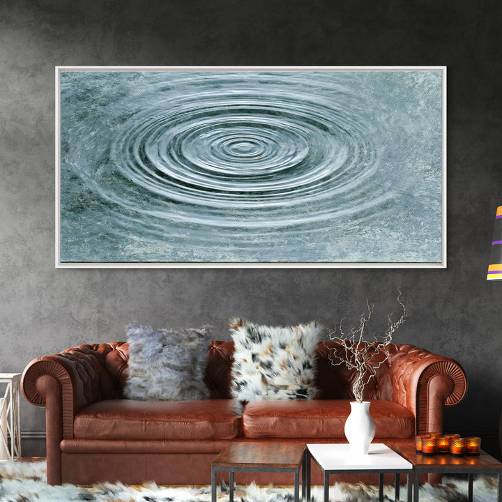 Abstract Water Ripples Canvas Print, Spa Art, Nature Prints, Spa Decor, Abstract Art, Serenity, Dog Groomer Gifts, Salon Decor, SPA-2x1-74