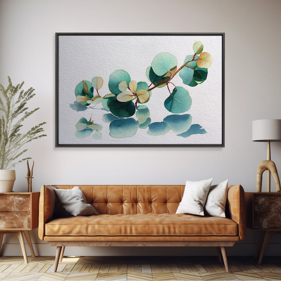 Sage and Ivory Geometric Calm Composition Framed Canvas Print, Spa Art, Dog Canvas, Spa Decor, Fine Art, Serenity, Art Print, SPA-3x2-25