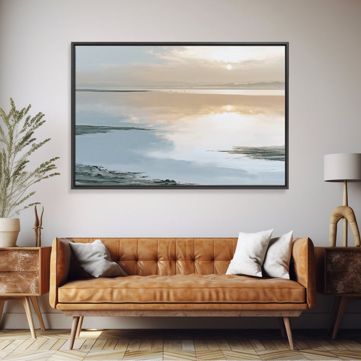 Moonlit Lake Reflection Canvas Print, Spa Art, Printable Art, Spa Decor, Fine Art, Serenity, Fine Art Photography, Animal Art, SPA-3x2-75