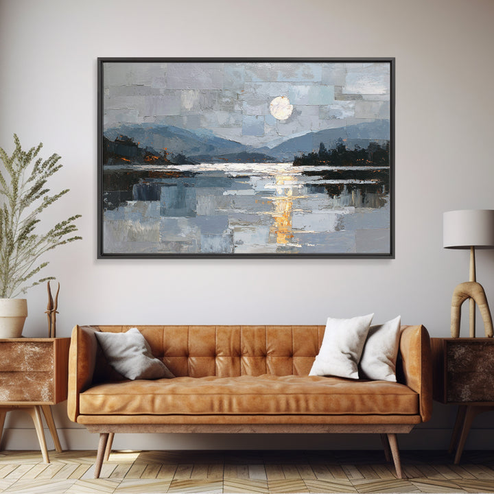 Minimal Zen Circle Brushstroke Canvas Print, Spa Art, Art, Spa Decor, Fine Art, Serenity, Abstract Print, Minimalist Art, SPA-3x2-84