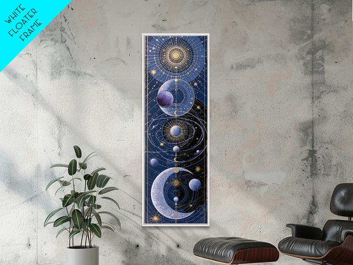 Sun and Moon Spiritual Balance Composition Canvas Print, Spiritual Art, Canvas Painting, Living Room Decor, Fine Art, Spirit, SPI-1x3-44