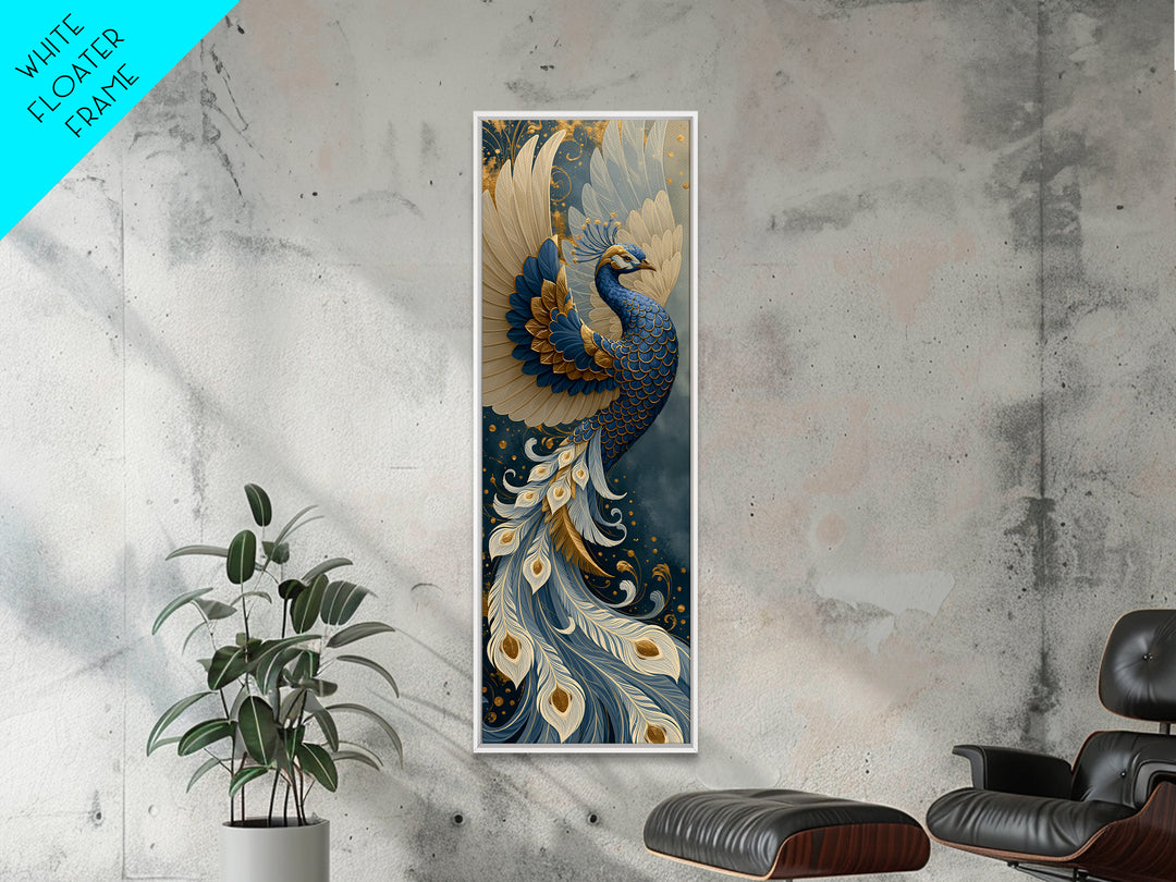 Phoenix Rising as Renewal Symbol Framed Canvas Print, Spiritual Art, Printable Wall Art, Living Room Decor, Fine Art, Spirit, SPI-1x3-71