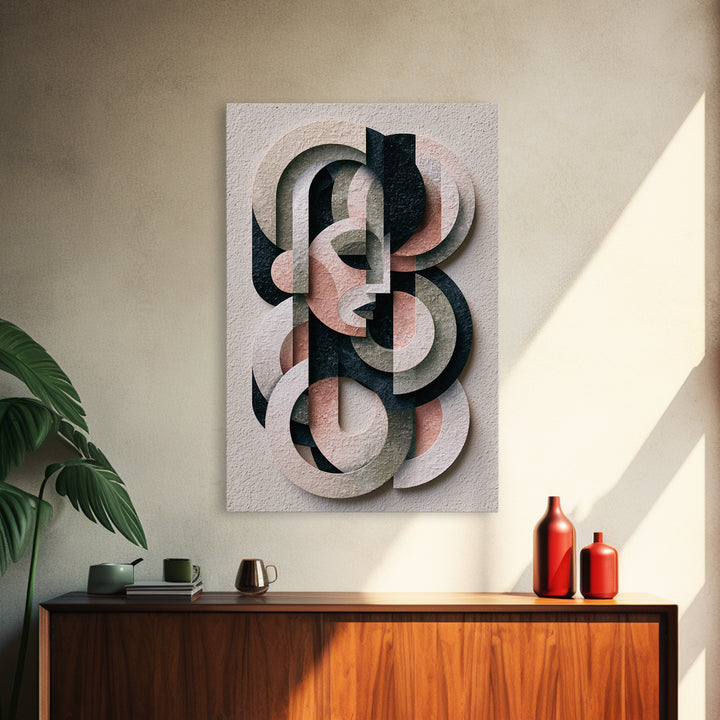 Abstract Aura Portrait Canvas Print, Spiritual Art, Luxury Decor, Living Room Decor, Fine Art, Spirit, Digital Art, Printable, SPI-2x3-96