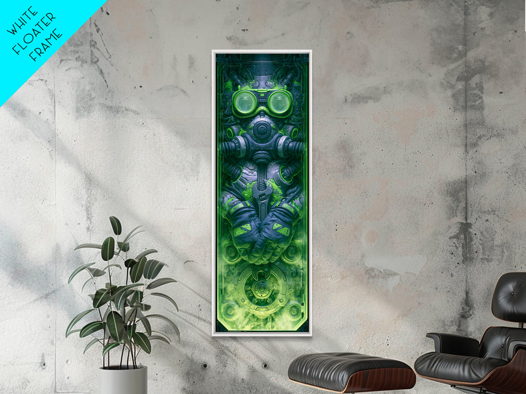 Goggles Gloves and Wrench Still Life Canvas Print, Steampunk Art, Abstract Art, Living Room Decor, Fine Art, Mechanic, STE-1x3-35