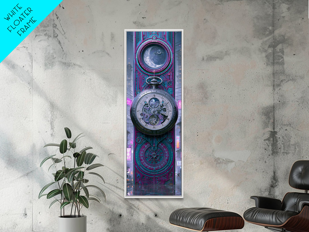 Gear Filled Pocket Watch Canvas Print, Steampunk Art, Steampunk, Living Room Decor, Fine Art, Mechanic, Wall Art Living Room, STE-1x3-44