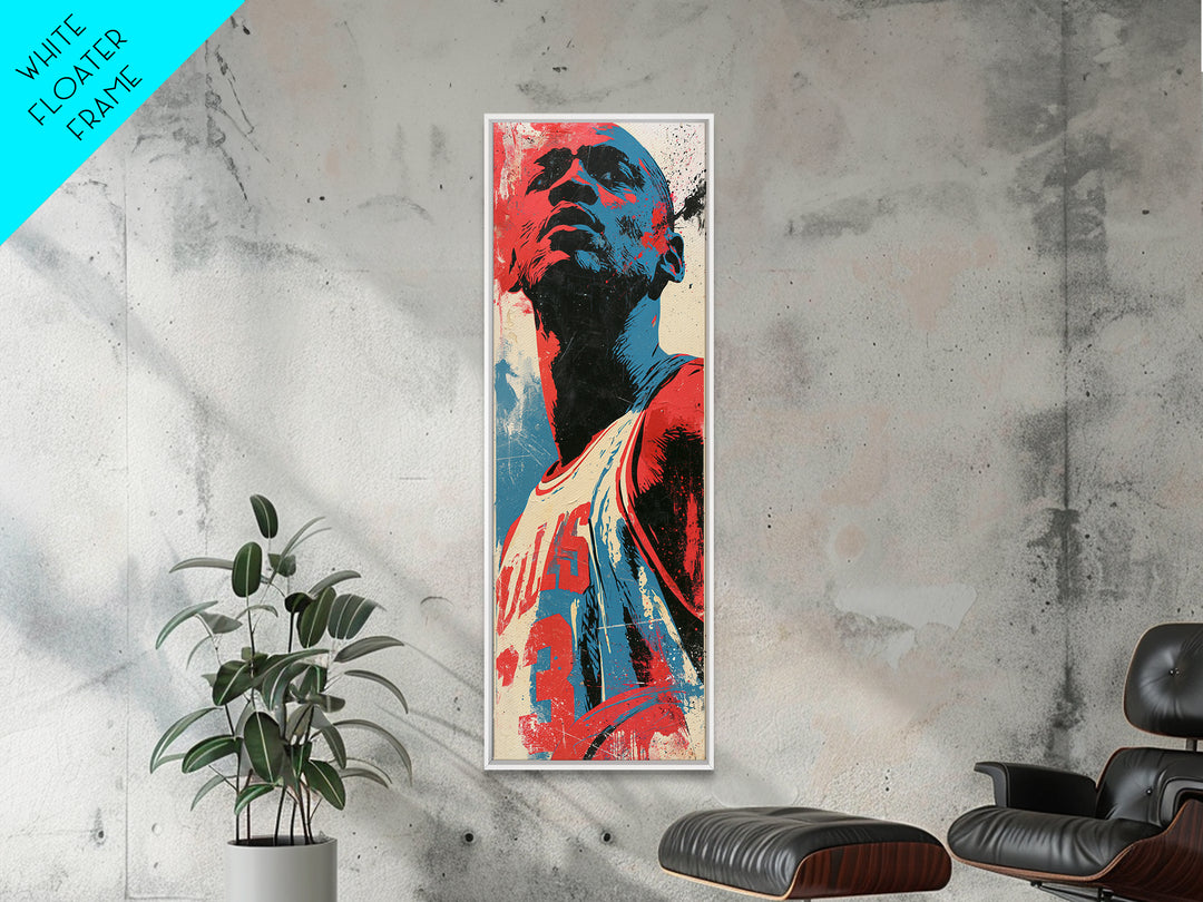 Street Basketball Player Canvas Print, Street Art, Wall Art, Living Room Decor, Oil Painting, Urban, Canvas Wall Art, STR-1x3-90