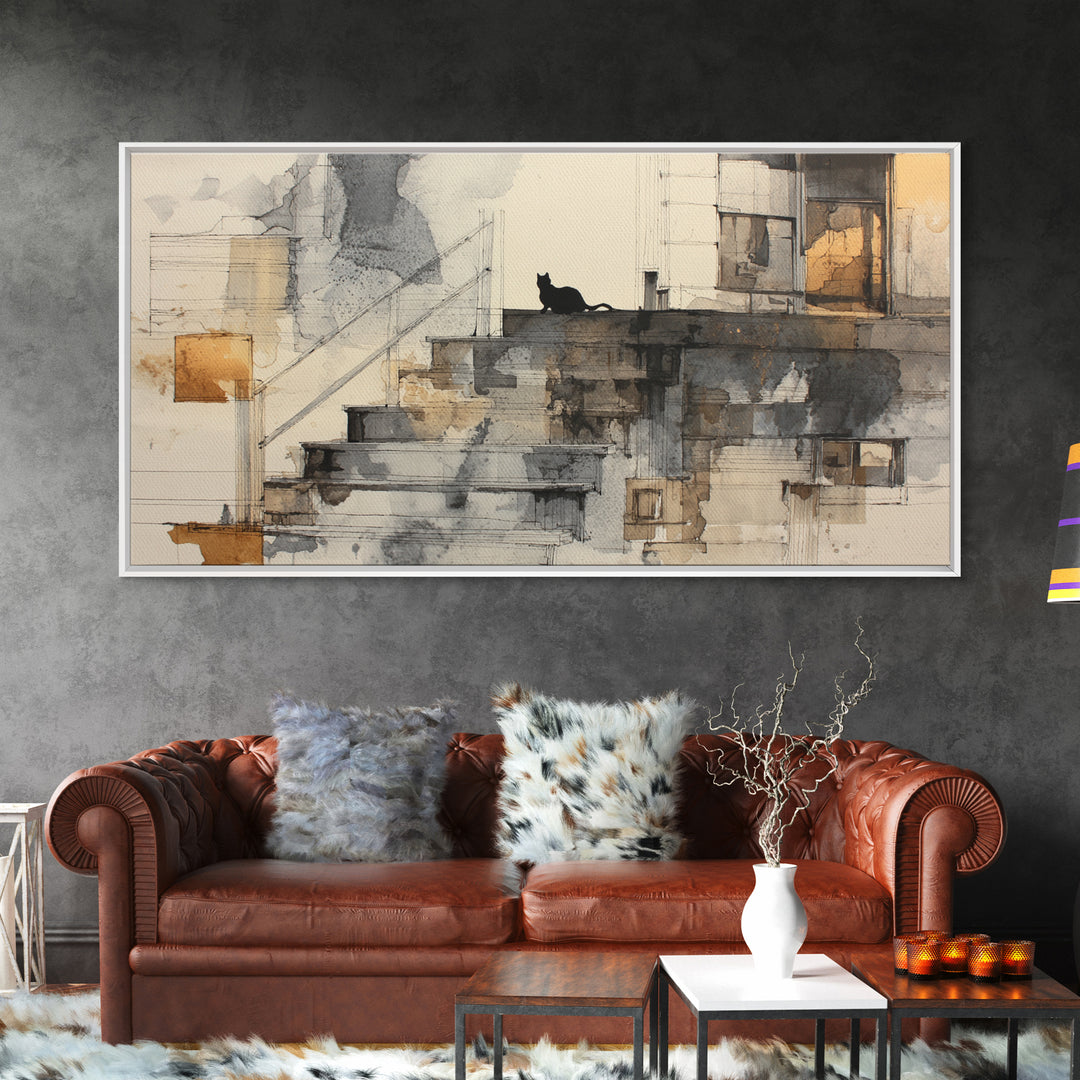 Brick Wall Texture Framed Canvas Print, Street Art, Bar Art, Living Room Decor, Urban, Fine Art Print, Statement Artwork, STR-2x1-96