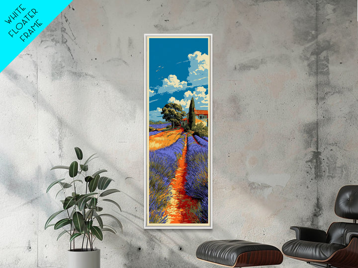 Provence Lavender Field Poster Canvas Print, Travel Poster(2), Set of 3 Wall Art, Living Room Decor, Fine Art, Voyage, TPO-1x3-11