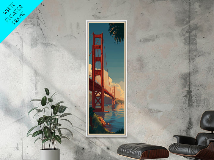 New York Bridge at Sunrise Canvas Print, Travel Poster(2), Travel Poster, Living Room Decor, Fine Art, Voyage, TPO-1x3-18