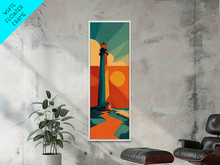 Cape Cod Lighthouse Summer Poster Canvas Print, Travel Poster(2), Downloadable Prints, Living Room Decor, Fine Art, Voyage, TPO-1x3-6