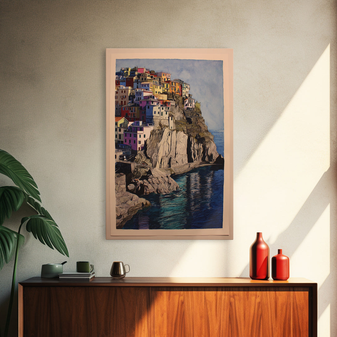 Swiss Alps Ski Poster Canvas Print, Travel Poster(2), Mid Century Wall Art, Living Room Decor, Fine Art, Voyage, Fine Art Print, TPO-2x3-16