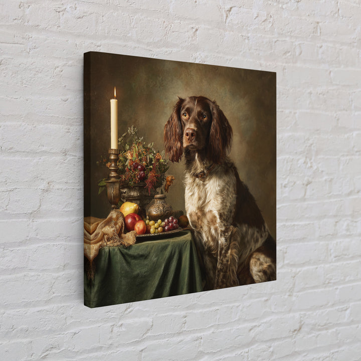 Hunting Dog Portrait Canvas Print, Traditional Art, Custom Art, Living Room Decor, Classic, Modern Decor, Fine Art Print, TRA-1x1-60