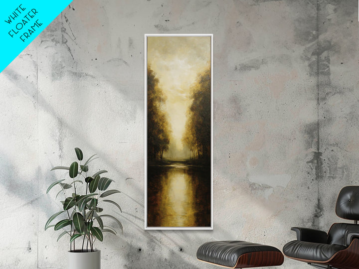 Classic Oil Painted Landscape Canvas Print, Traditional Art, Minimalist Decor, Living Room Decor, Oil Painting, Classic, TRA-1x3-13