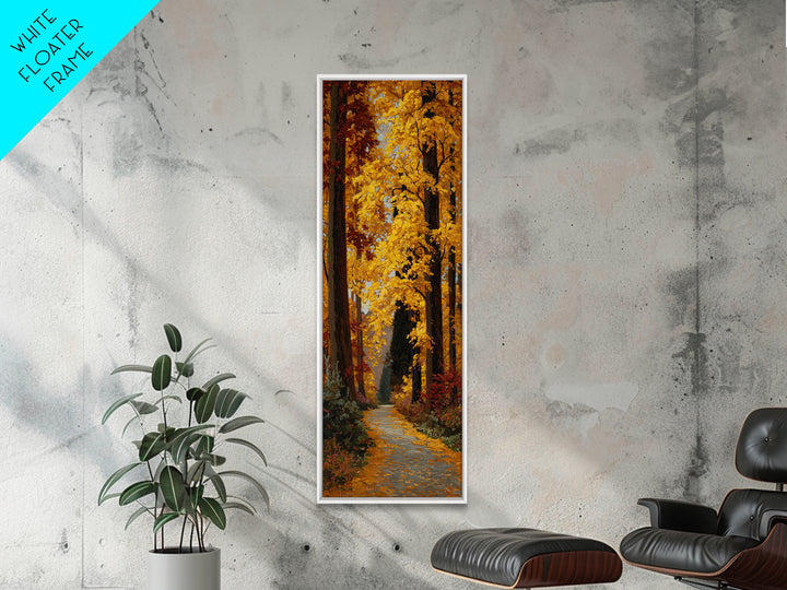 Autumn Forest Road Canvas Print, Traditional Art, Wall Decor, Living Room Decor, Classic, Art Commissions, Japanese Art, TRA-1x3-28