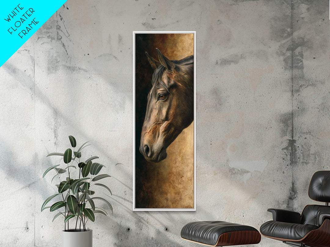Realistic Horse Portrait Canvas Print, Traditional Art, Art Commissions, Living Room Decor, Fine Art, Classic, Pokemon Poster, TRA-1x3-39