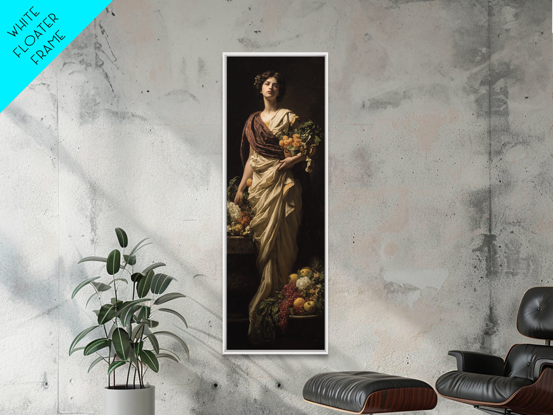 Classical Portrait with Dignified Lighting Canvas Print, Traditional Art, Digital Art, Living Room Decor, Fine Art, Classic, TRA-1x3-44