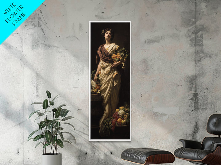 Classical Portrait with Dignified Lighting Canvas Print, Traditional Art, Digital Art, Living Room Decor, Fine Art, Classic, TRA-1x3-44