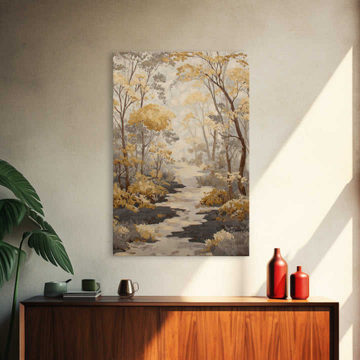 Classic Oil Painted Landscape Canvas Print, Traditional Art, Furry Art, Living Room Decor, Fine Art, Classic, Fine Art Print, TRA-2x3-57