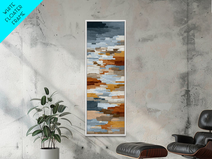 Woven Basket Pattern Enlarged as Modern Art Canvas Print, Tribal Art, Modern Decor, Living Room Decor, Fine Art, Tribal, TRI-1x3-26